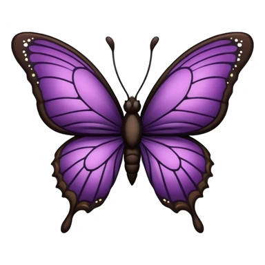 gothic butterfly sticker