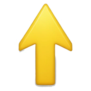 yellow arrow to the right sticker