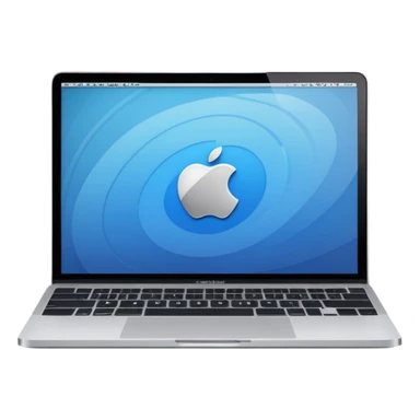 macbook com programação sticker