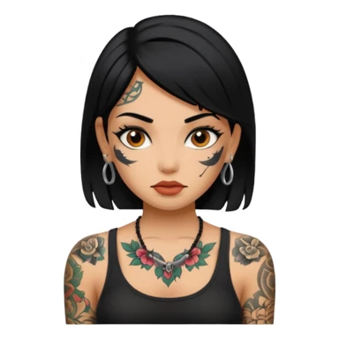 SUPER TATTOOED GIRL sticker