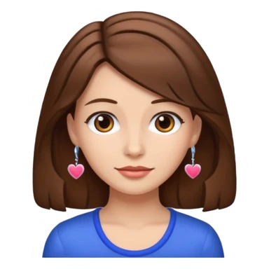 Woman hair clip  sticker