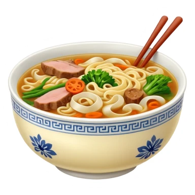 Realistic nuddle Soup    sticker