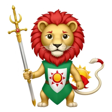 shir o khorshid iranian flag sticker