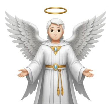 Aesthetic biblical archangel  sticker