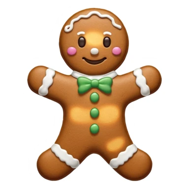 Gingerbread stylized sticker