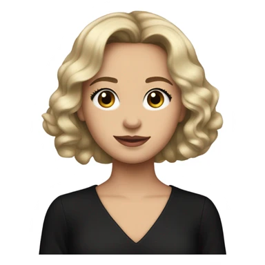 Maddie from dance moms in a black dress  sticker