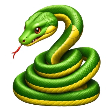 snake crawling  sticker