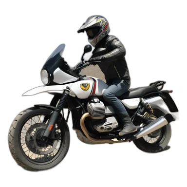 Moto Guzzi enduro sticker