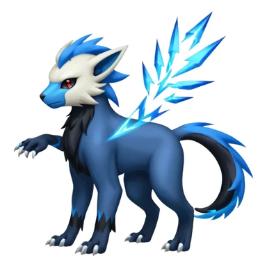 Luxray-Zebstrika-Manectric-Absol-fusion, full body sticker
