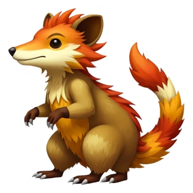  Fakémon-Bagbean-Vernid-creature (full body) sticker