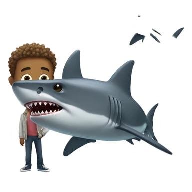 shark with stanley sticker