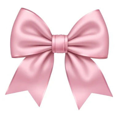 super pale pink bow as confeetti sticker