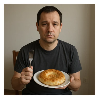 sartarosh xonada shunchaki tarelka v vilka ushlab utirsin tarelkada esa faqat uzbekcha non bulsin kayfiyati xam urtacha bulsin xursan bob ketmasin sticker