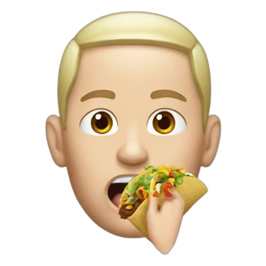 eminem-eating-Taco sticker