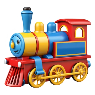 wooden train toy sticker