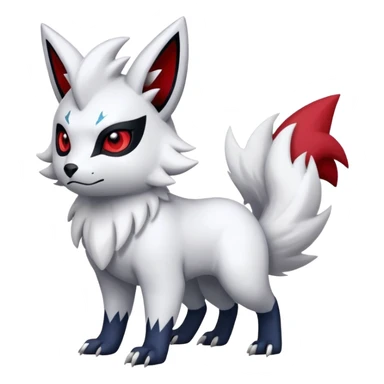 Absol-Zorua-Zangoose-Hybrid (Full body) sticker