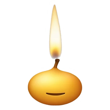 Une bougie avec écrit éclat parfumé  sticker