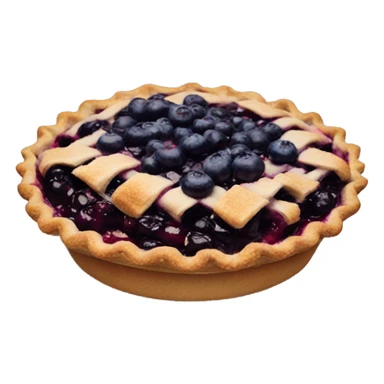 blueberry pie sticker