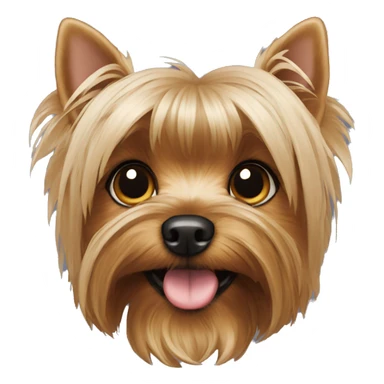 Yorkshire terrier orejas abajo sticker
