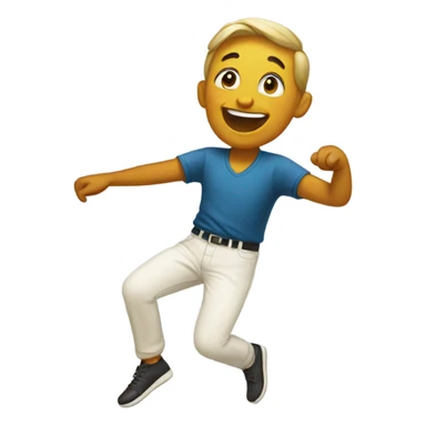 Happy dance sticker