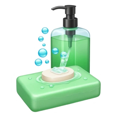 Soap and shampoo sticker