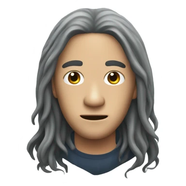 Squid game player in Long hair sticker