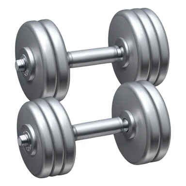 dumbbell with a small sparkle above it sticker