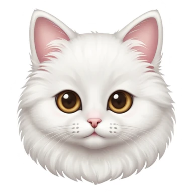 Cat with cute big eyes sticker