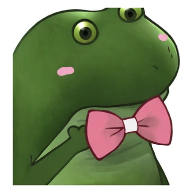 Noeud papillon rose et blanc  sticker