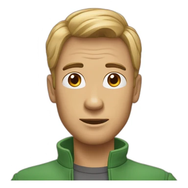 кругле смагляве обличчя-рржеві губи-зелені очі-каштанове кучеряве волосся sticker