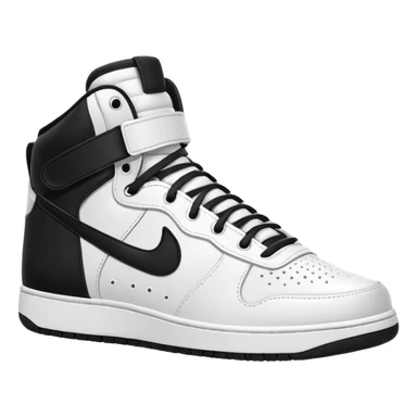 White high top nikes sticker