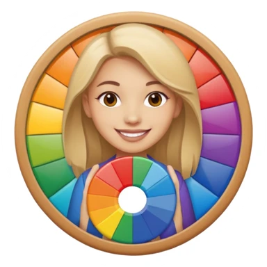 graphic designer , color wheel, photoshop icon sticker