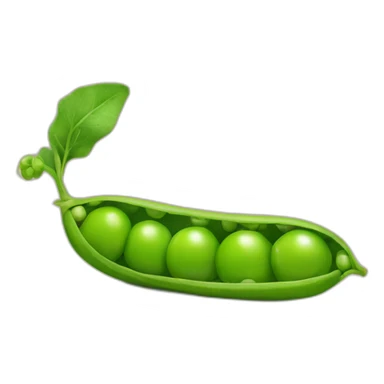 single pea sticker