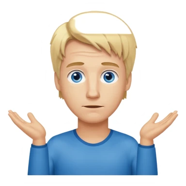 many german guy shrug sticker