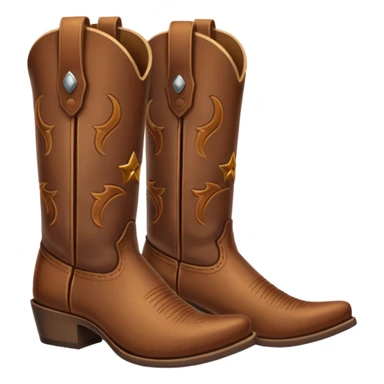 Cowboy boots sticker