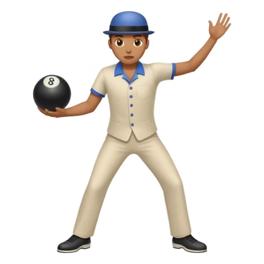 cricket game, bowler in action sticker