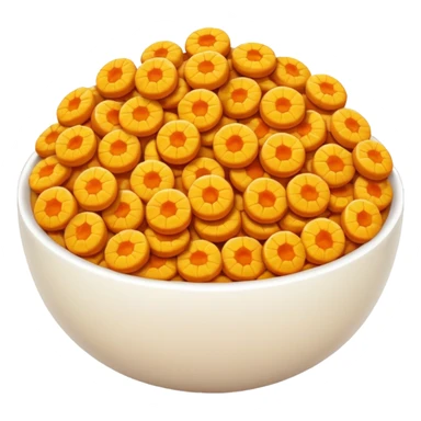 Cereal orange Flavour sticker