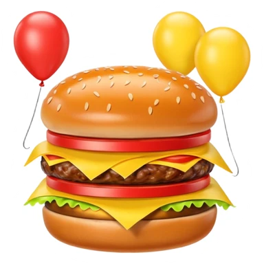 spam meat inflatable spam hamburger  balloons sticker