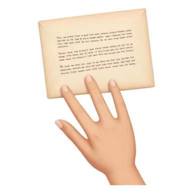 Touch the letter sticker