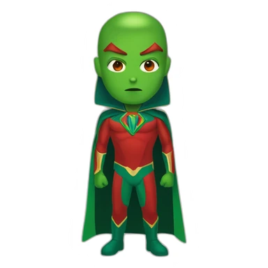 martian manhunter sticker