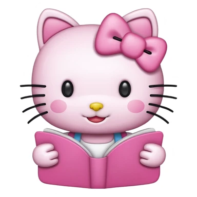 Happy hello kitty sticker