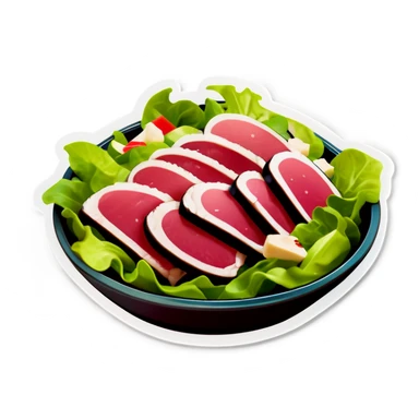 Tuna and Green Salad sticker
