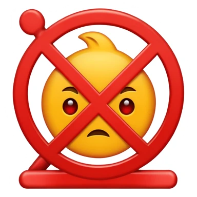 panneau interdit sticker