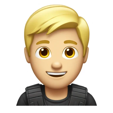 playing video games blond guy  sticker