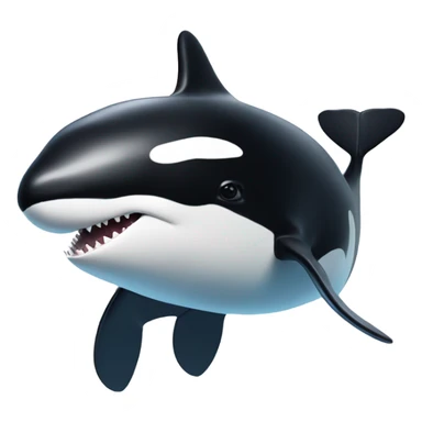Orca with a VR Headset sticker