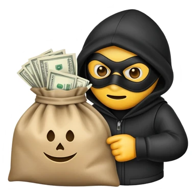 Burglar emoji sticker