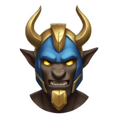 nasus the character from the league of legends sticker