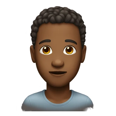 Big head boy sticker