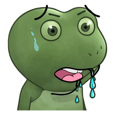 a crying emoji with so much love  sticker