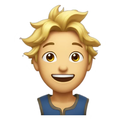 wow face with stars sticker